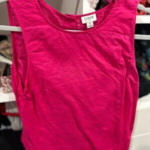 J. Crew Bright Pink Tank Top